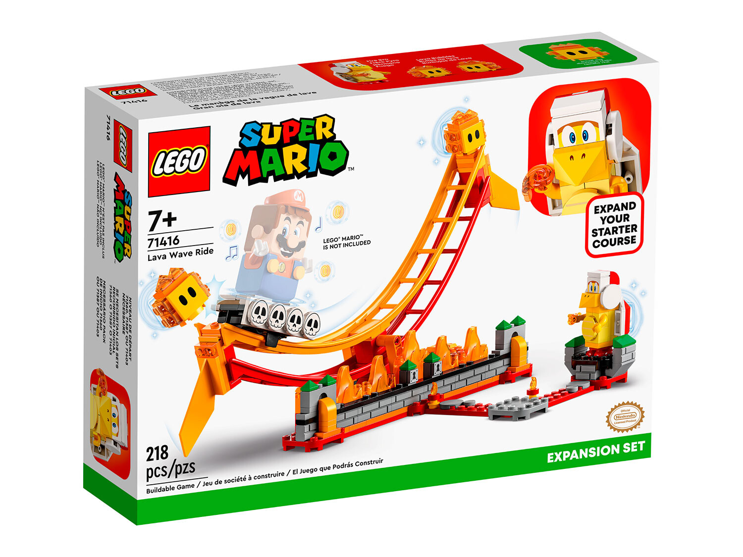 

Конструктор LEGO Super Mario Поездка на лавовой волне (71416)