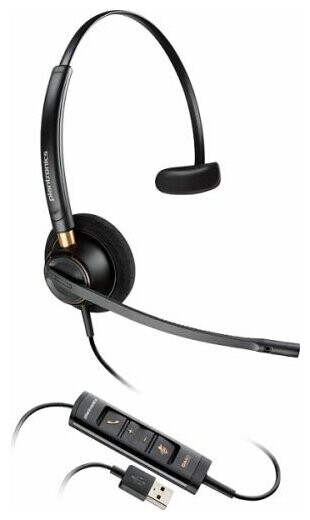 

Проводная гарнитура Plantronics 515 черный (203442-01)