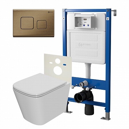 

Комплект инсталляции Point PN48094BB (Элемент PN45120 +Клав. Афина бронза брашир PN44041BB + Унитаз Ника PN41081)