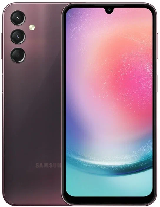 

Телефон Samsung Galaxy A24 4/128Gb темно-красный (SM-A245F)