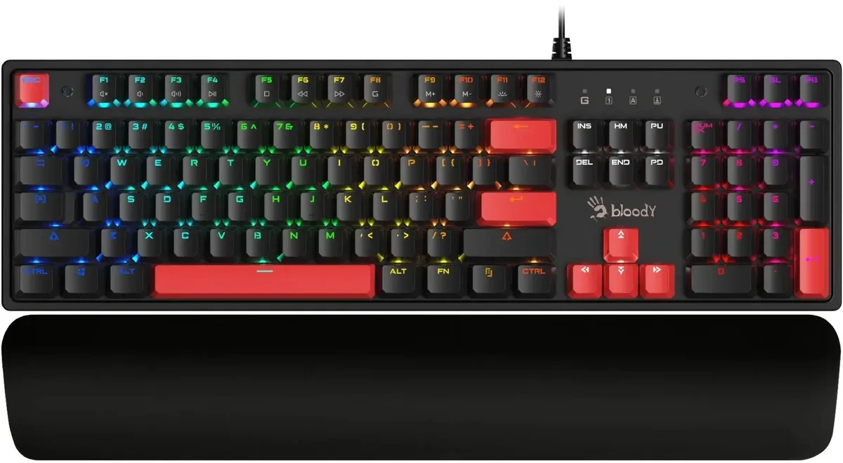

Клавиатура A4Tech Bloody S515R механическая черный