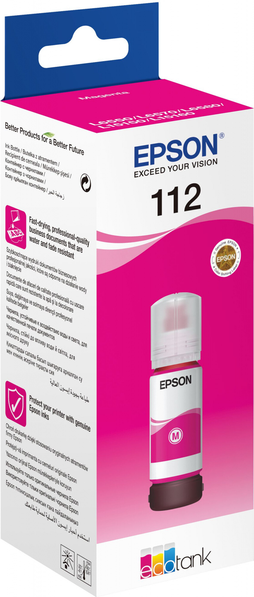 

Чернила для картриджа Epson 112 пурпурный (C13T06C34A)