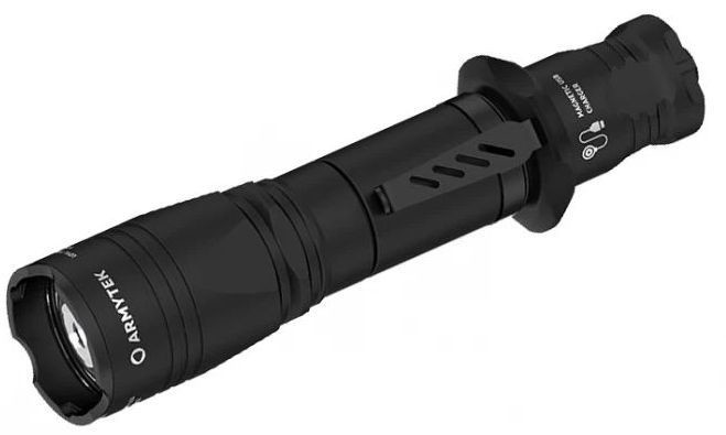 

Фонарь портативный Armytek Dobermann Pro Magnet USB черный/белый (F07501W)