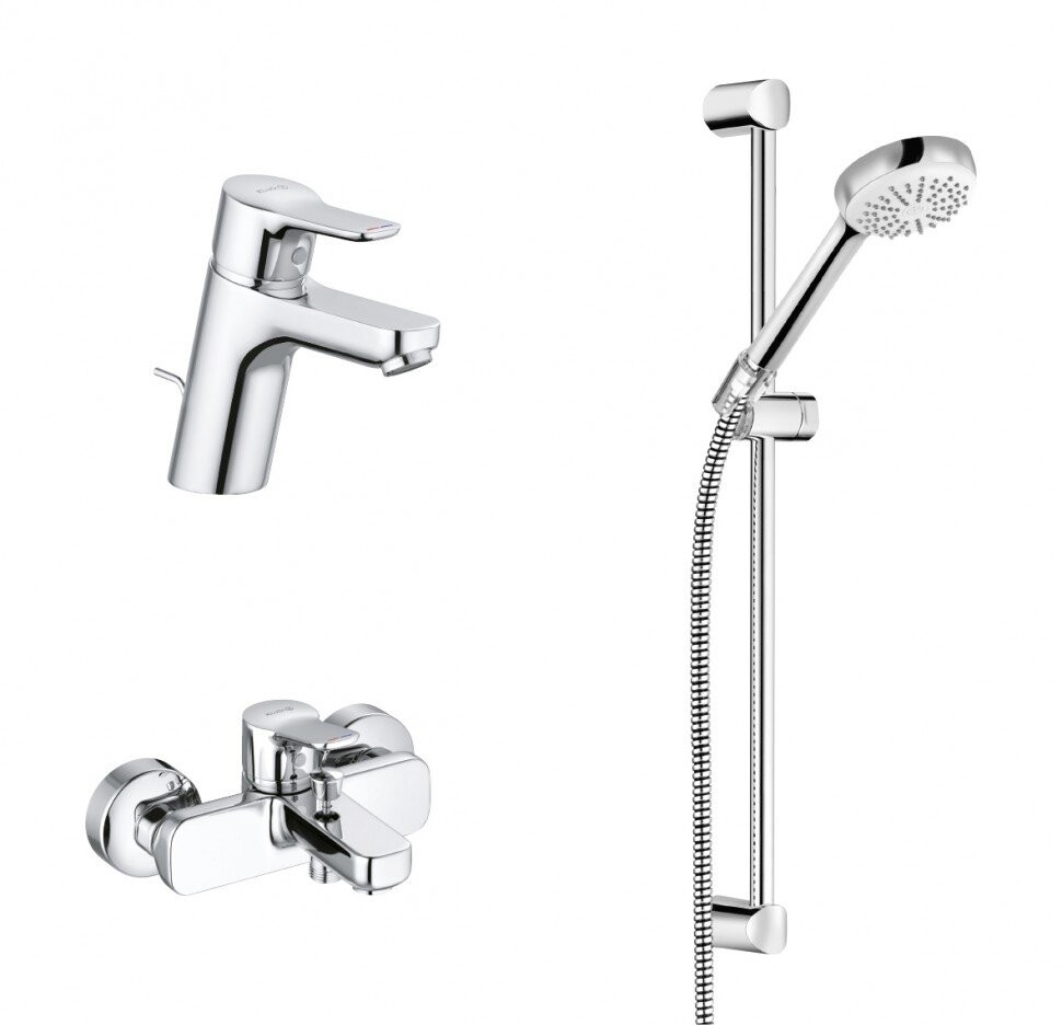 

Смеситель для ванны Kludi PURE&EASY 376850565 хром