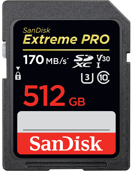 

Карта памяти SanDisk SDXC UHS-1 SDSDXXY-512G-GN4IN