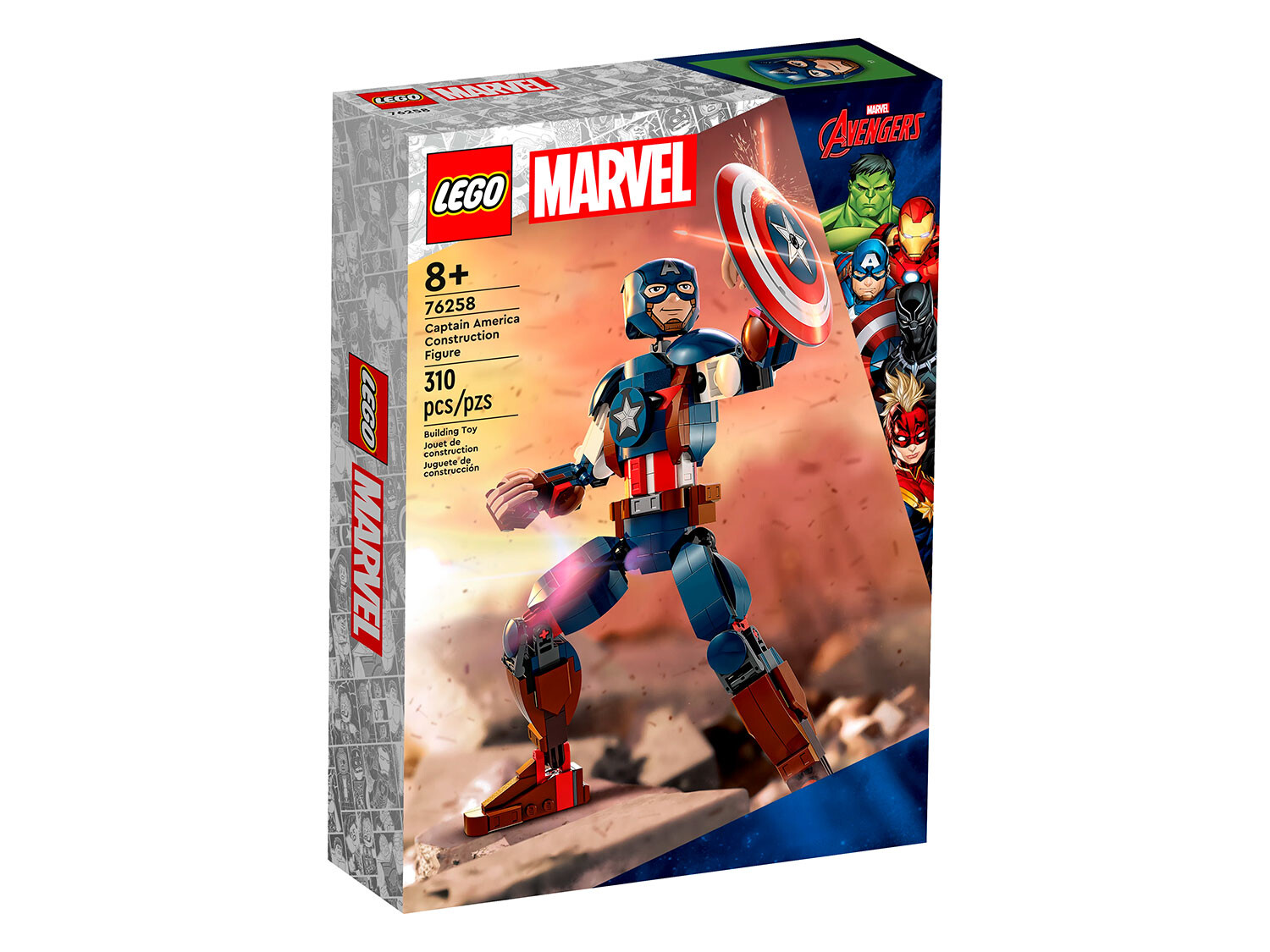 

Конструктор Lego Marvel Сборная фигурка Капитана Америки (76258)