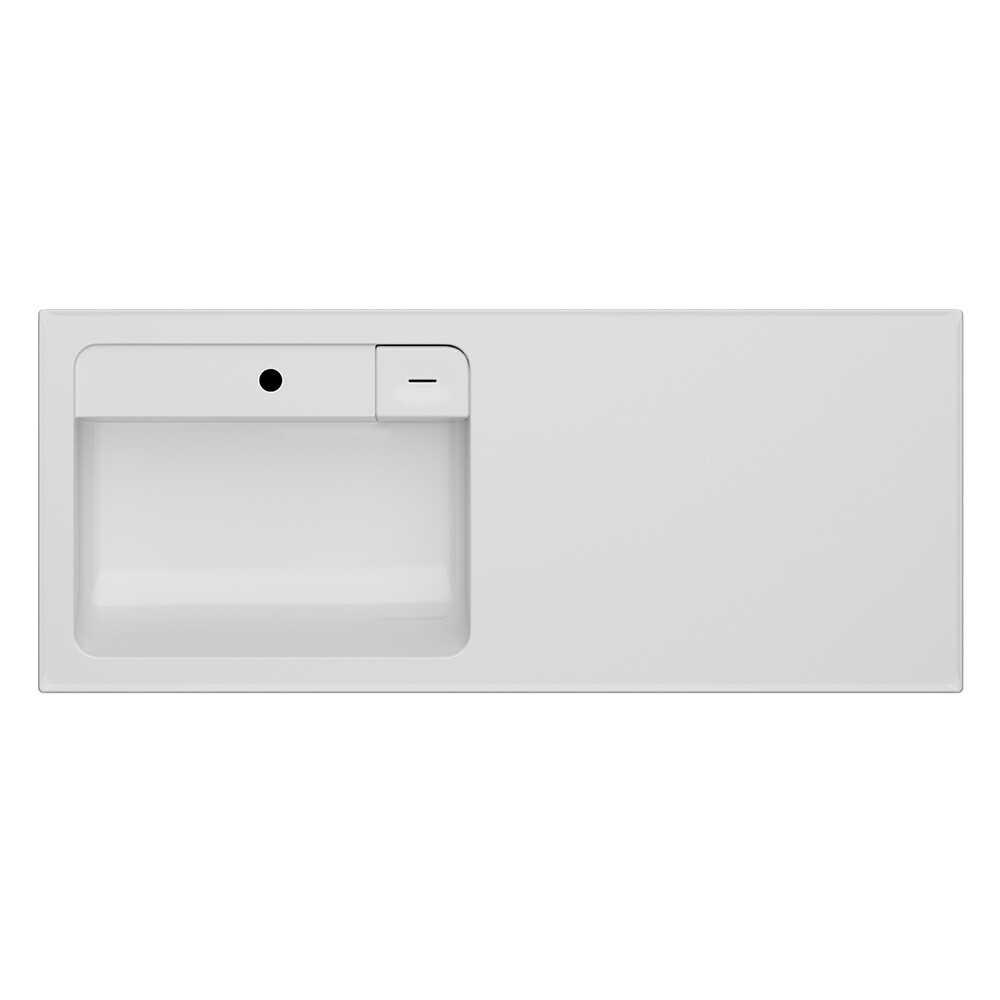 

Раковина для ванной Am.Pm X-Joy M85AWPL1201WG над стиральной машиной, левая, 120см, белый глянец