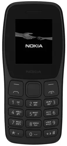 

Телефон Nokia 105 SS CHARCOAL (TA-1432)