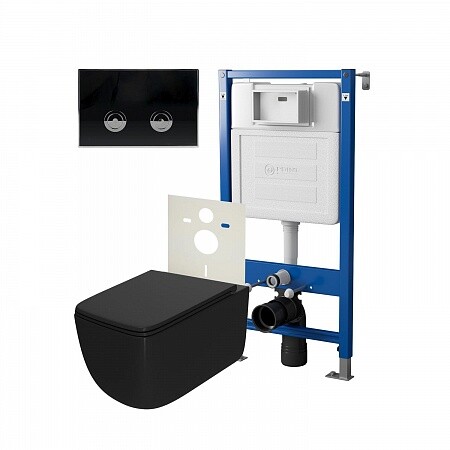 

Комплект инсталляции Point PN48174BC (Элемент П PN45121 +Клав. Венера чр/хр PN44071BC+Унитаз Меркурий графит)