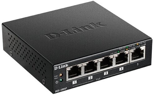 

Коммутатор D-Link DGS-1005P/B1A