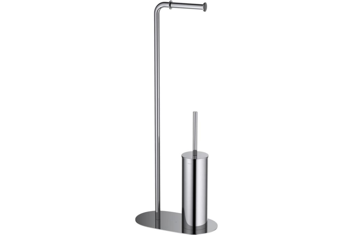 

Аксессуар для ванной Aquatek ОБЕРОН AQ4231CR Держатель туалетной бумаги с ершиком, напольный