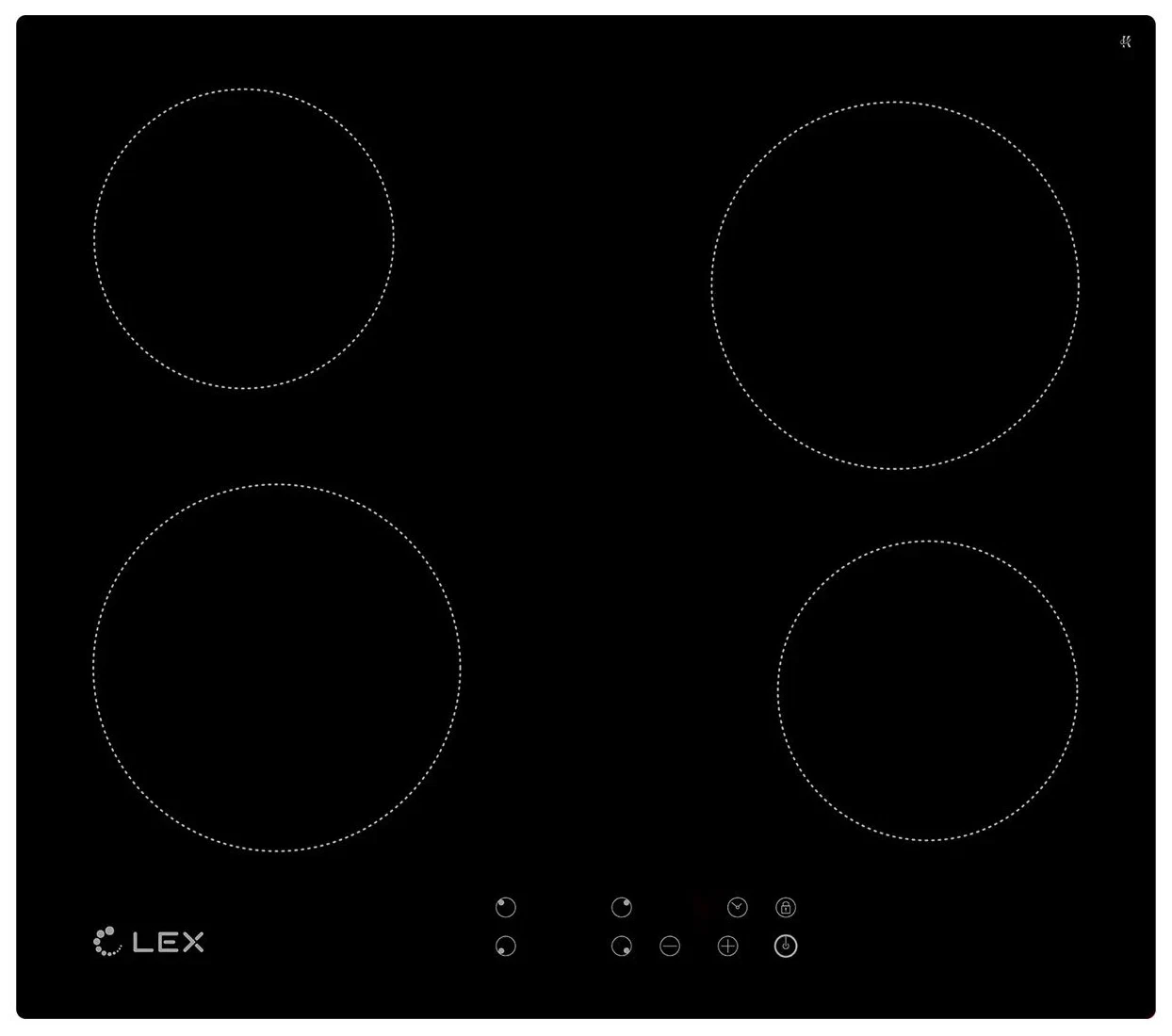 

Электрическая варочная панель LEX EVH 640A BL