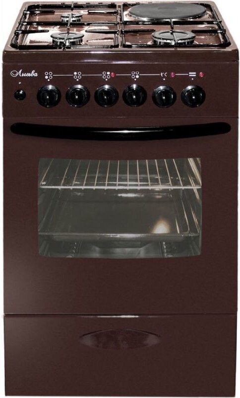 

Газовая плита Лысьва ЭГ 1/3г01 МС-2у коричневый (стеклянная крышка)