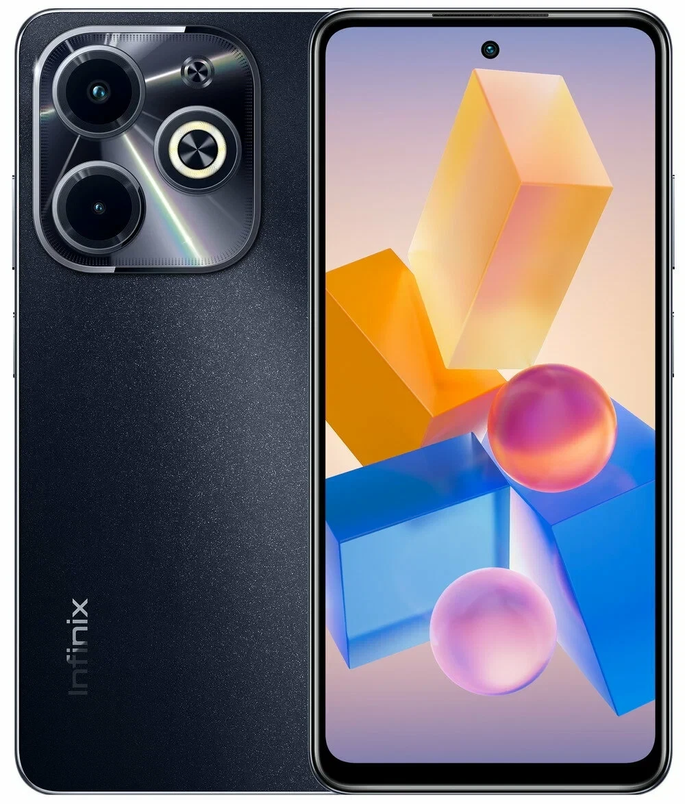 

Телефон Infinix Hot 40i 8/128Gb черный (X6528B)