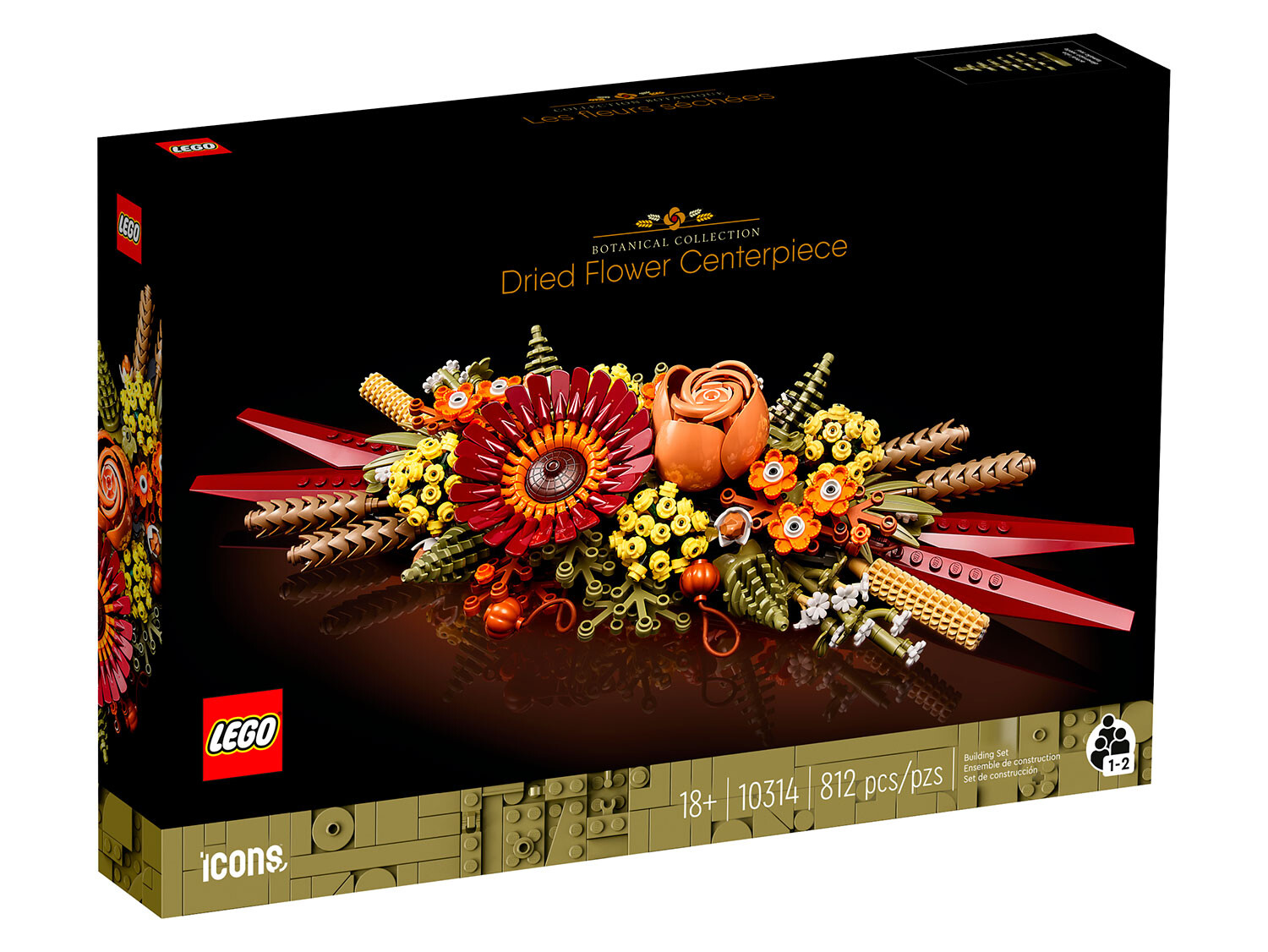 

Конструктор LEGO Icons Сухоцвет Центральная часть (10314)