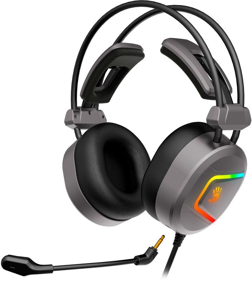 

Компьютерная гарнитура A4Tech Bloody MC750 серый