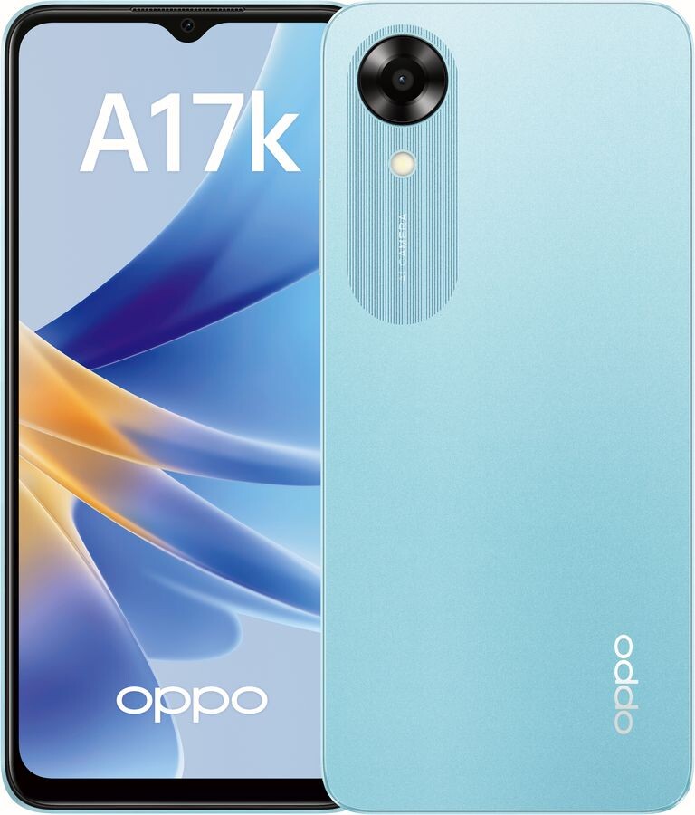 

Телефон OPPO A17k 3/64Gb голубой (CPH2471)