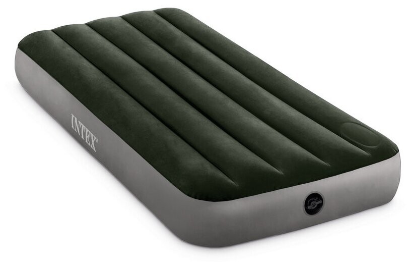 

Надувной матрас Intex DOWNY BED 76x191x25см, встроенный ножной насос (64760)