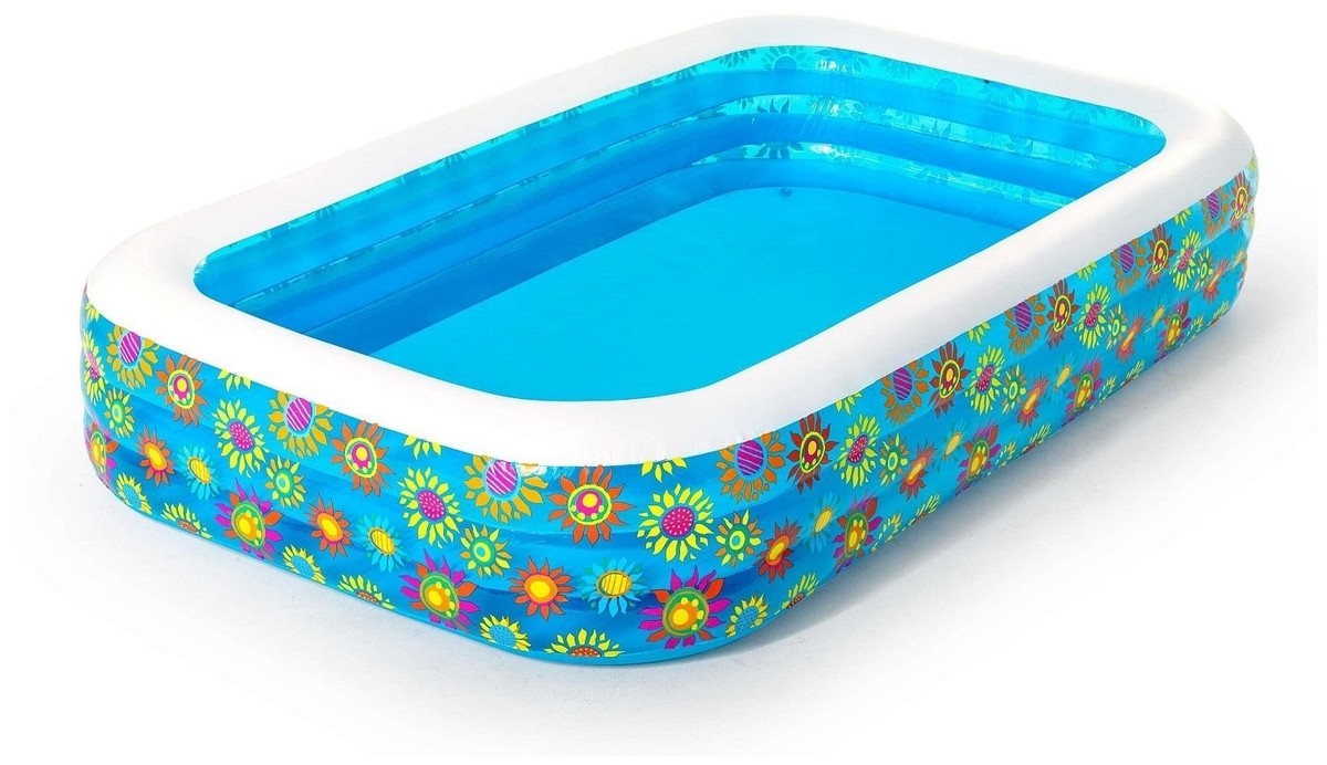 

Бассейн BestWay 54121 Цветочный мир 305х183х56см