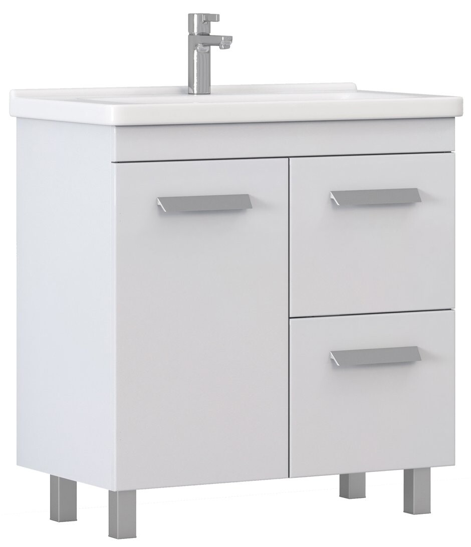 

Тумба VIGO Nova 2-80, 2 ящика + 1 дверца (д/раковины Миранда-80) (Nova-2-800)