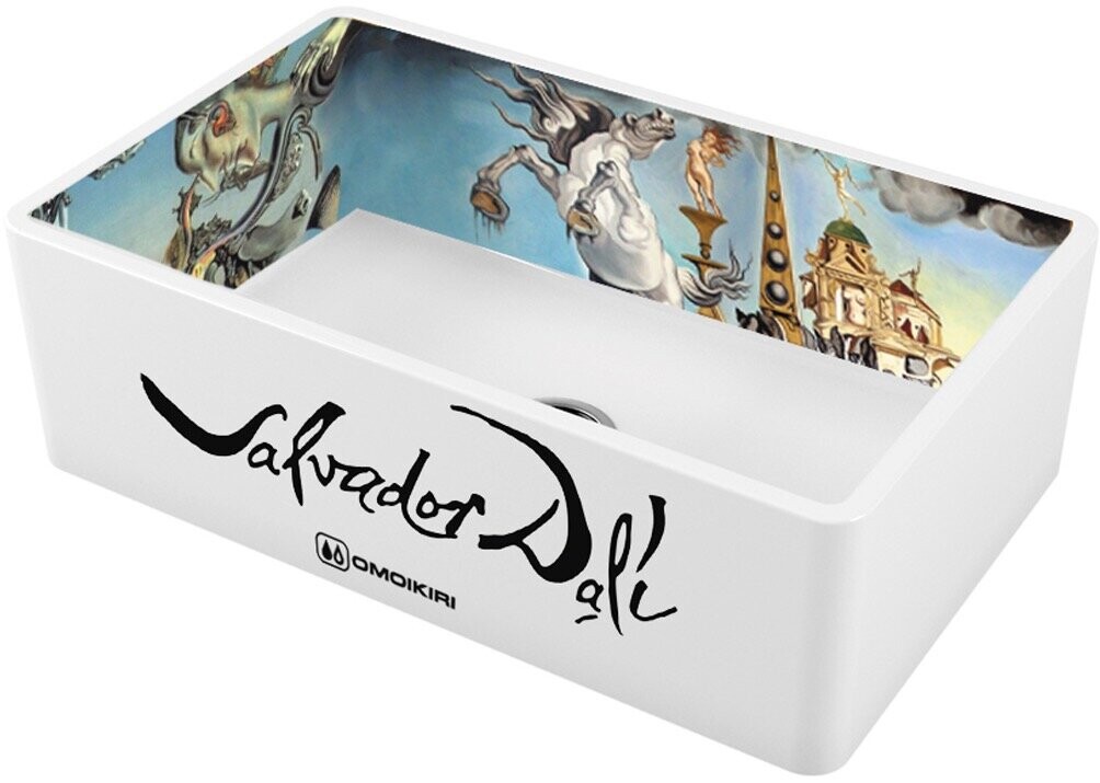 

Кухонная мойка Omoikiri Mikura 76-Dali Natceramic/white