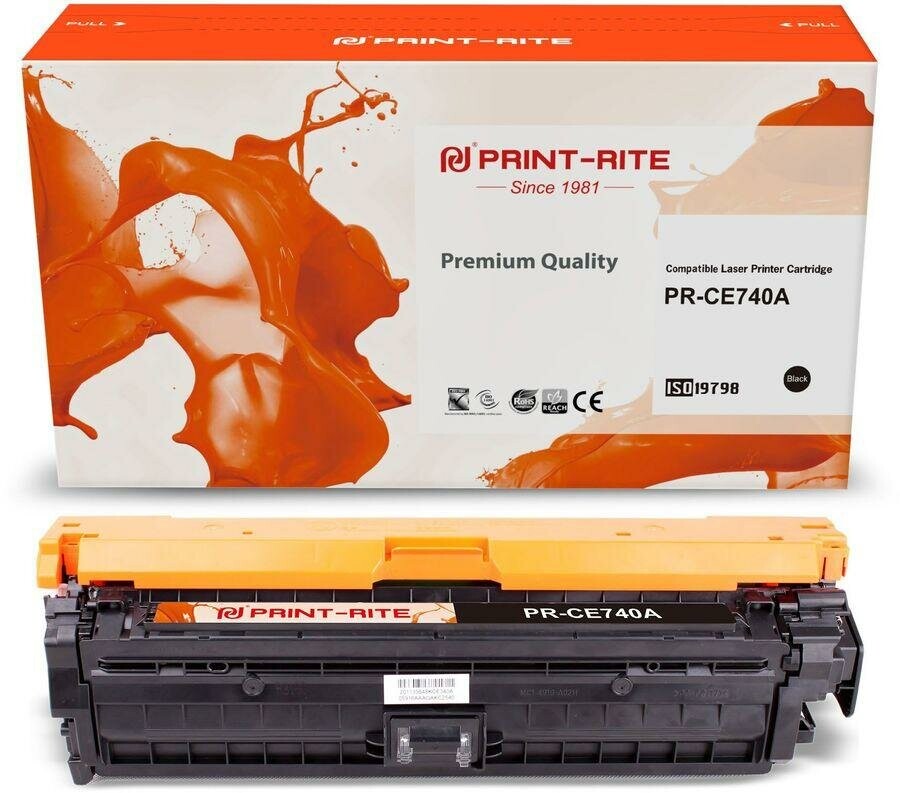 

Картридж Print-Rite PR-CE740A (CE740A/TFHAN5BPU1J) черный