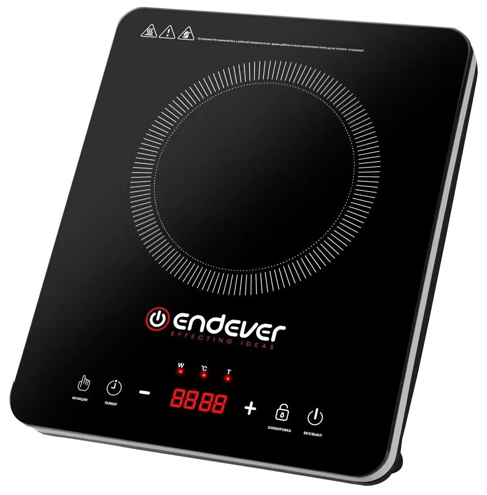 

Настольная плита Endever Skyline IP-56 черный/белый