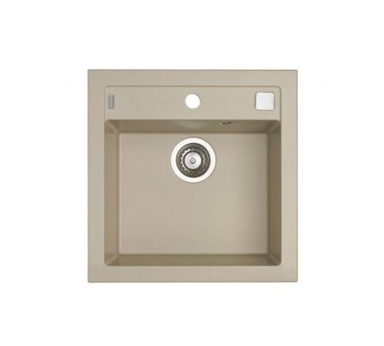 

Кухонная мойка Alveus Granital+ Formic 20 Pebble-G02M 520х510х200 с сифоном, бежевая (1103763)