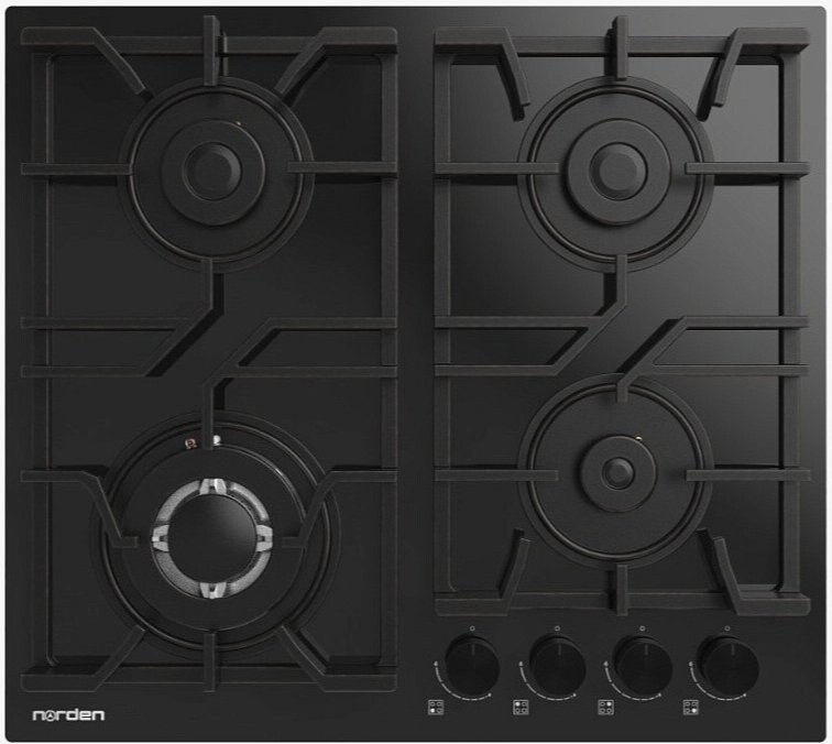 

Газовая варочная панель Norden AZTECH 6L3GT BLG FFD