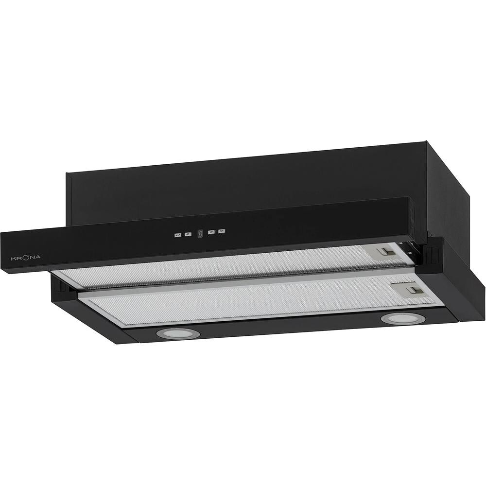 

Встраиваемая вытяжка Krona KAMILLA TK 600 BLACK (1 мотор)