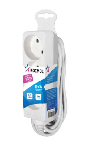 

Удлинитель Космос YKsm3m-3g(K)