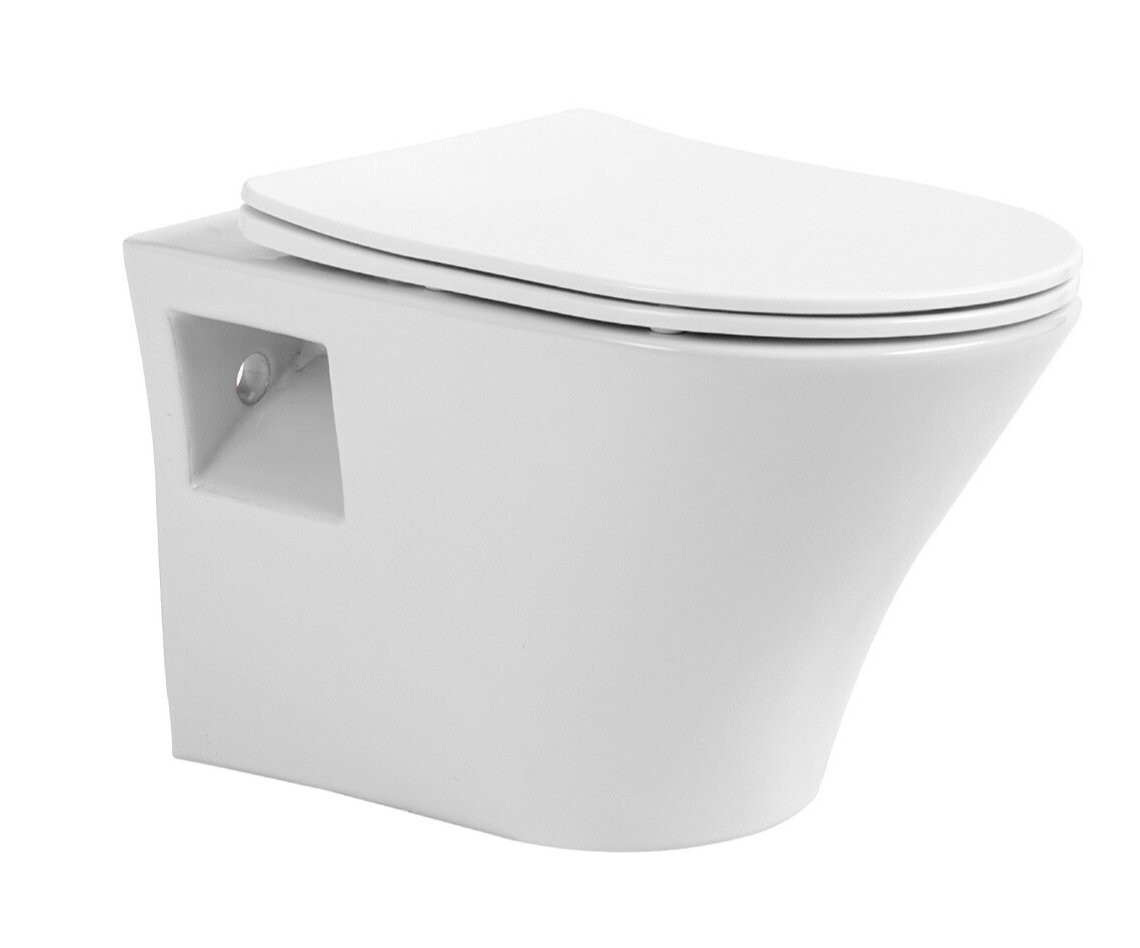 

Унитаз Aquanika BASIC AQB101-00 Rim белый +сиденье