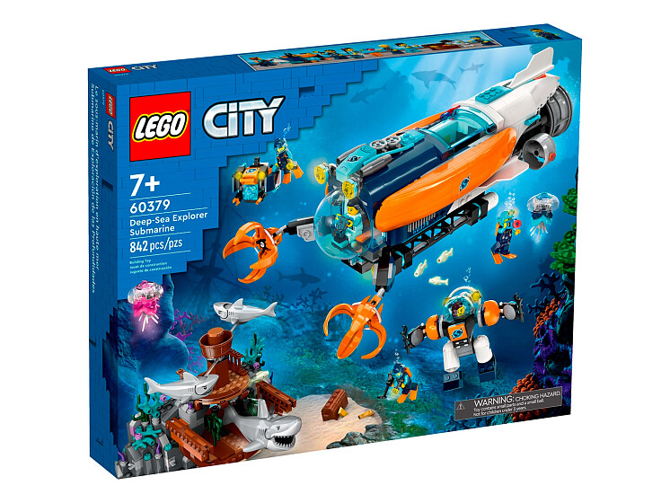 

Конструктор Lego City Подводная лодка Исследователь (60379)