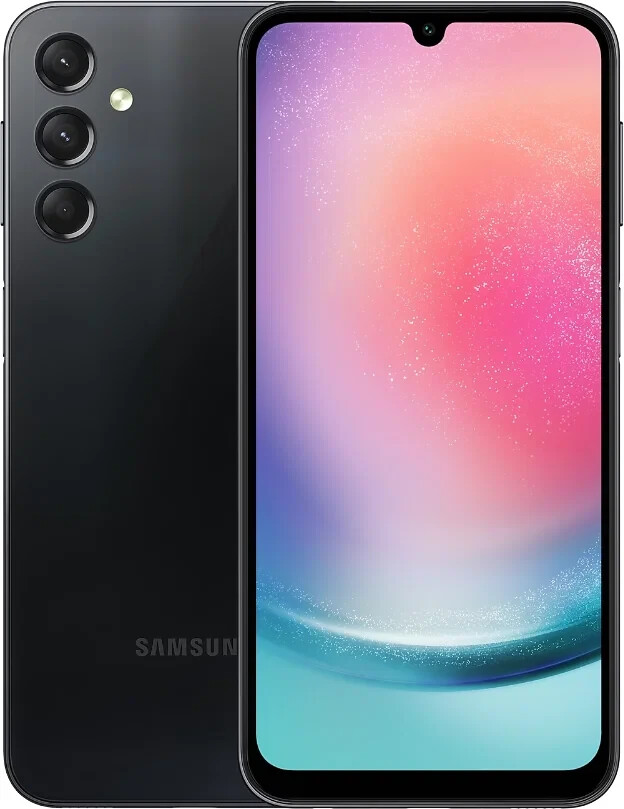 Телефон Samsung Galaxy A24 4/128Gb черный (SM-A245)