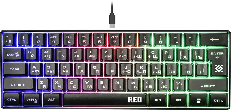 

Клавиатура Defender GK-116 RU RED (45117)