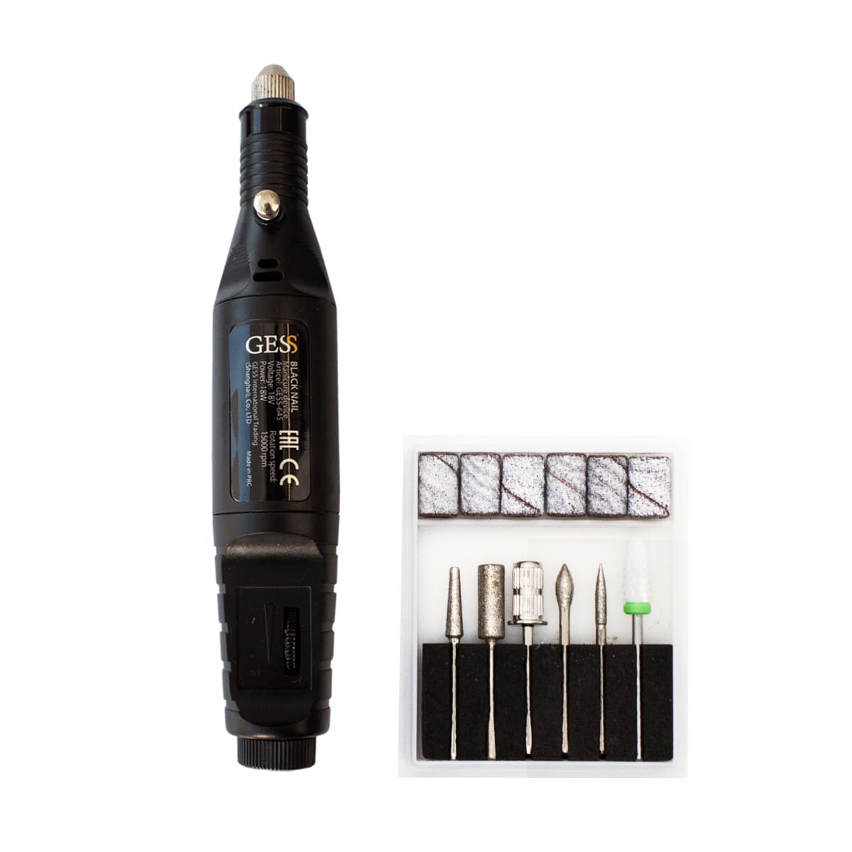 

Прибор для маникюра или педикюра Gess Black Nail (GESS-645)