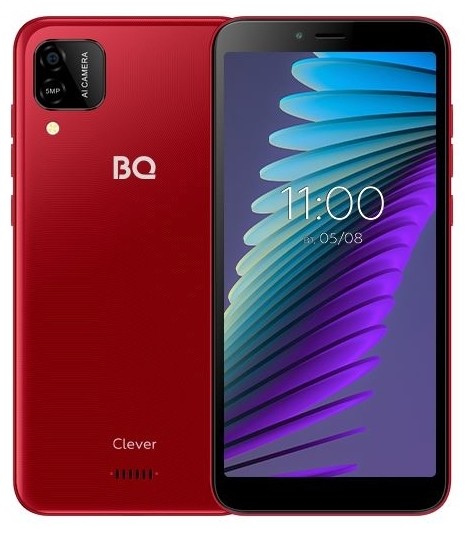 

Телефон BQ 5765L CLEVER WINE RED