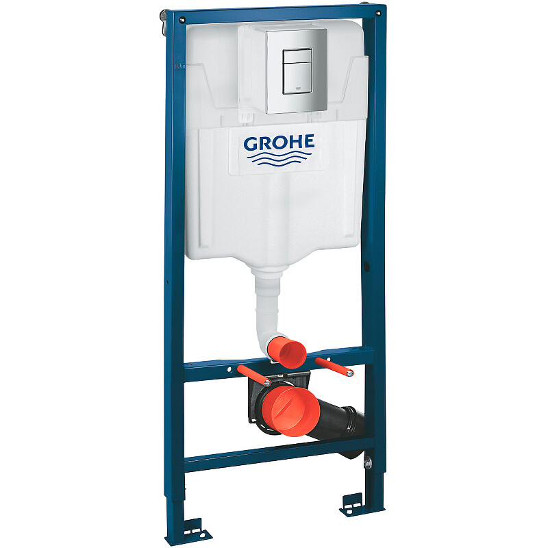

Комплект инсталляции Grohe SOLIDO 38811000 с клавишей смыва хром
