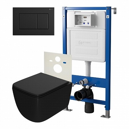 

Комплект инсталляции Point PN48042BM (Элемент PN45120+Клав. черн матPN44081BM+Унитаз Меркурий чёрный мат. PN41831BM)