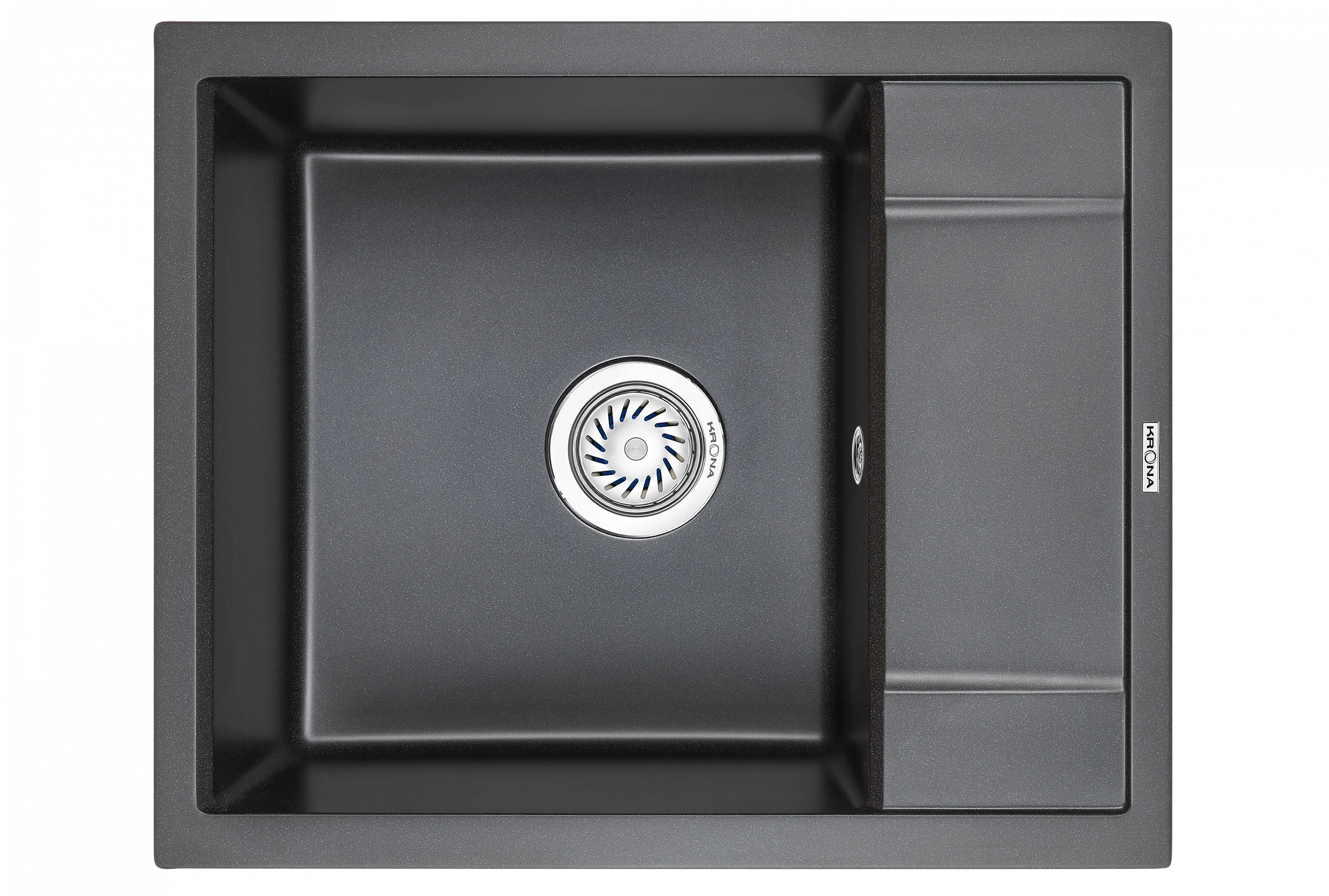 

Кухонная мойка KRONA FLUGEL WR600-500 1 BLACK