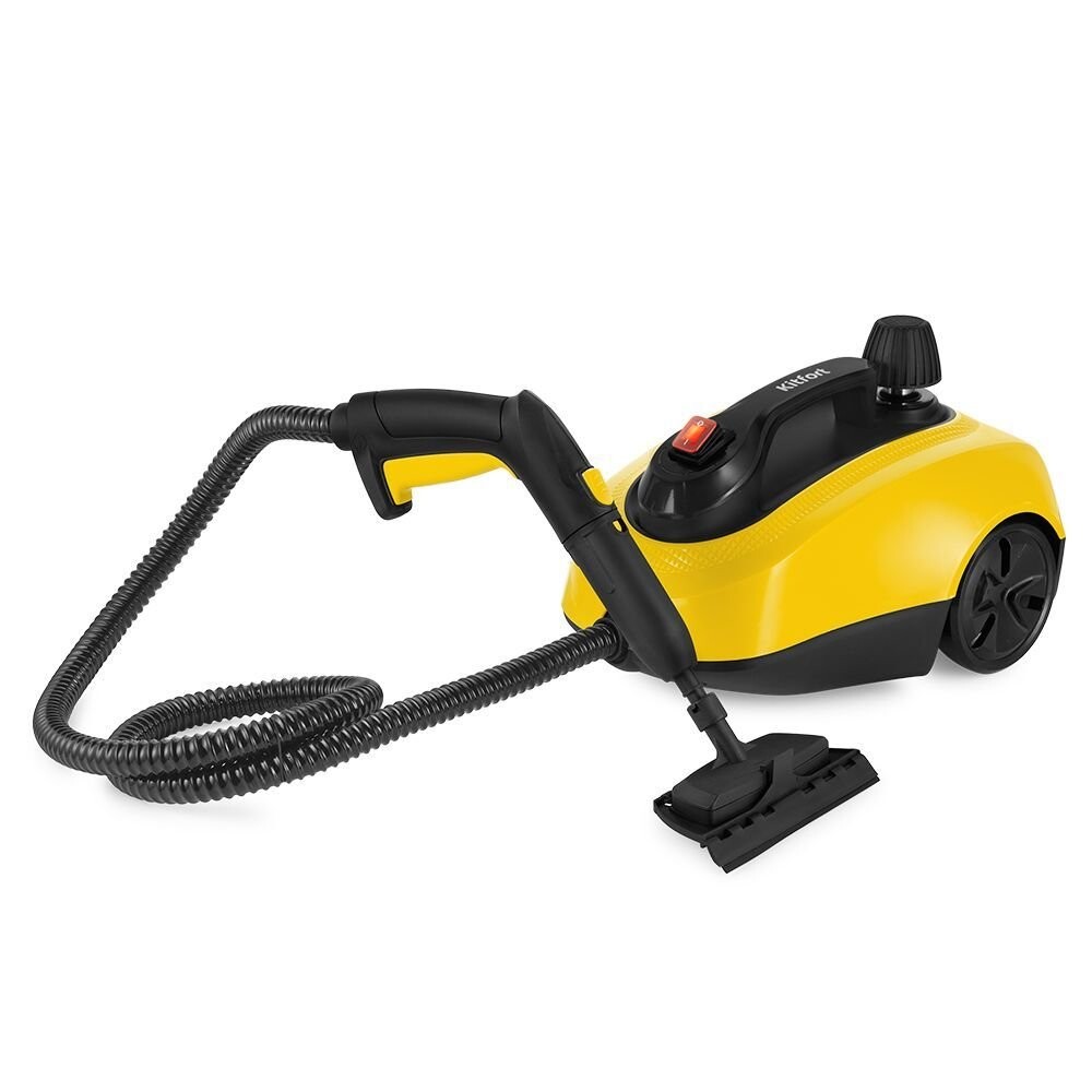 

Пароочиститель Kitfort KT-9137-3 черно-желтый