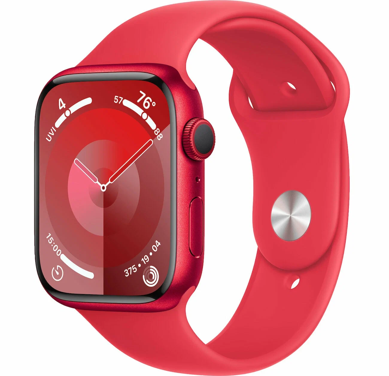 

Умные часы Apple Watch Series 9 (A2980) 45мм красный (MRXK3ZP/A)