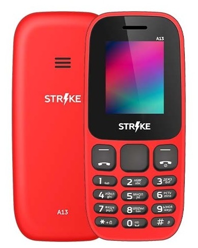 

Телефон Strike A13 RED