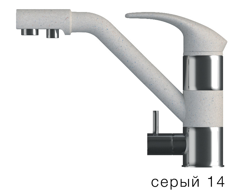 

Смеситель для кухни Polygran ДУО (N14)