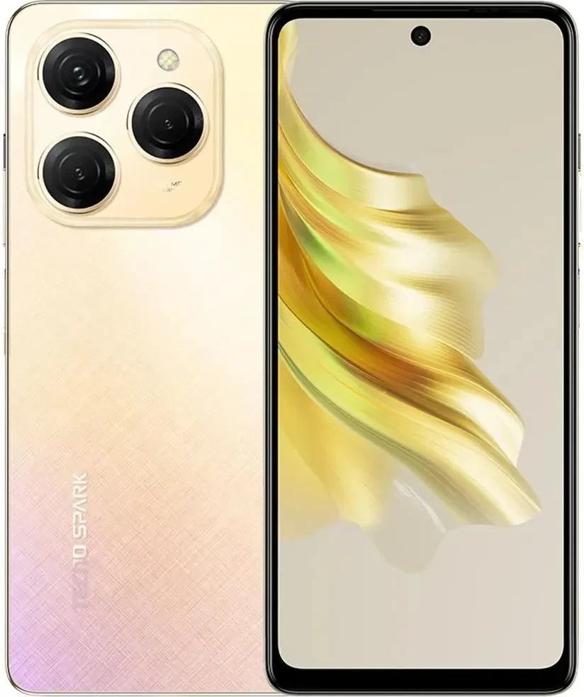 

Телефон TECNO Spark 20 Pro 8/256Gb Golden Sunset