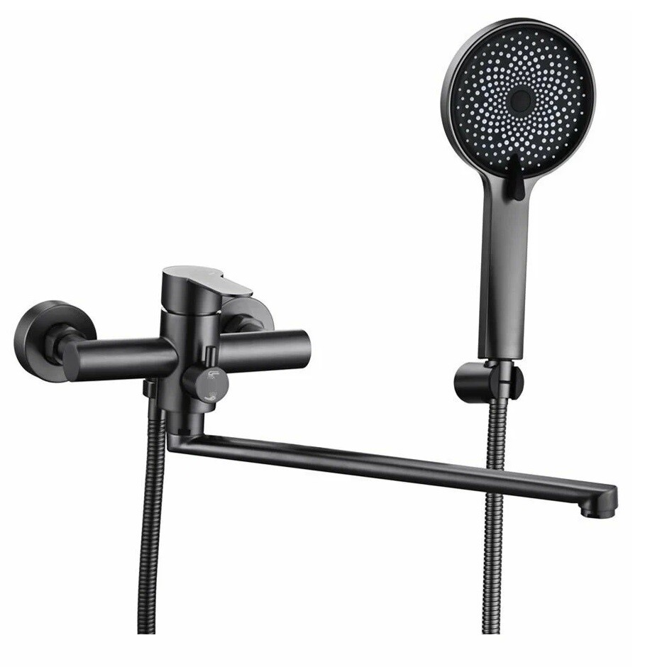 

Смеситель для ванны Fmark FS8225Q графит