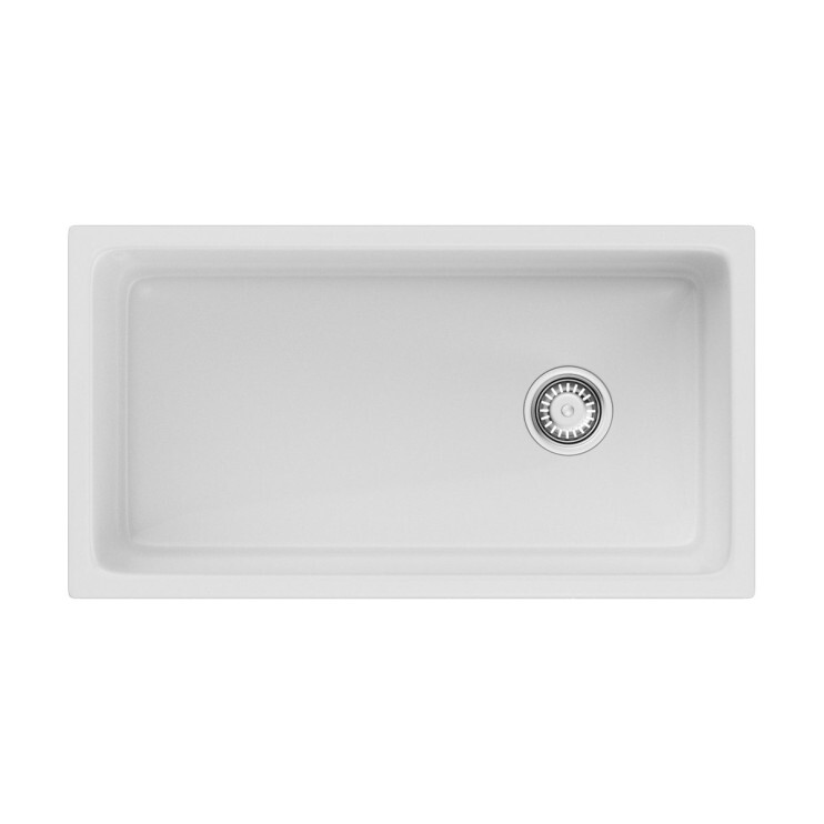 

Кухонная мойка Omoikiri Tokara 88-U/I-WH Glossy SIDE Natceramic/белый