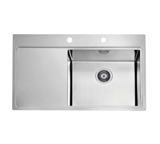 

Кухонная мойка Alveus Pure 50R KMB 860х525х195 правая, нержавеющая сталь, с сифоном (1103653)