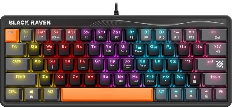 

Клавиатура Defender Black Raven GK-417 RU black (45417)