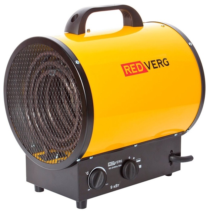 

Тепловая пушка RedVerg RD-EHR9A/380 желтый/черный
